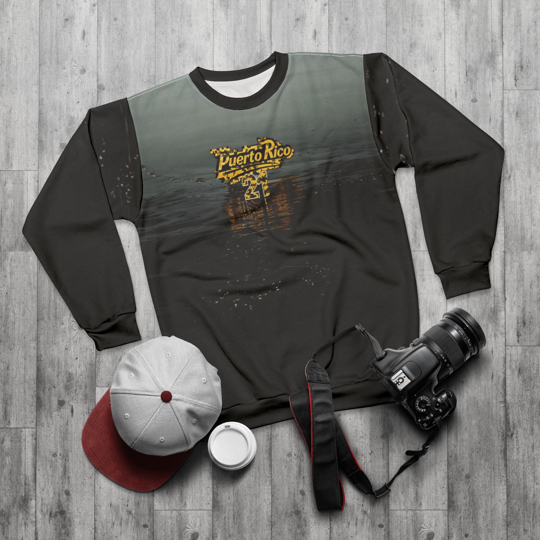 Sudadera unisex de Puerto Rico - Ambiente isleño acogedor