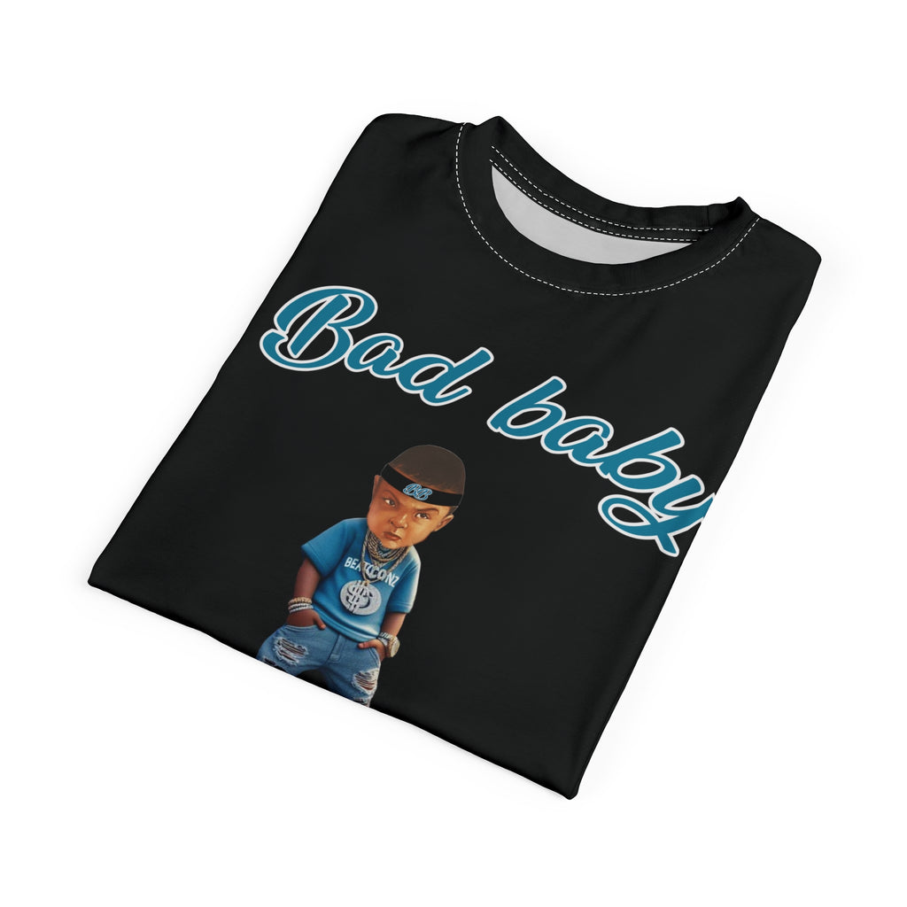 Cut &amp; Sew Men's Tee - Bad Baby Brand - Christmas Gift 