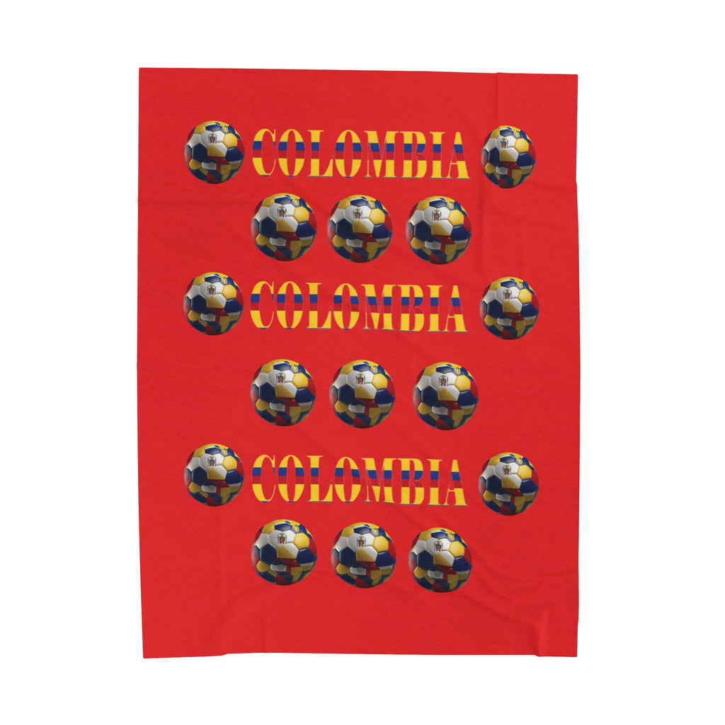 Manta de terciopelo de felpa - Diseño colombiano