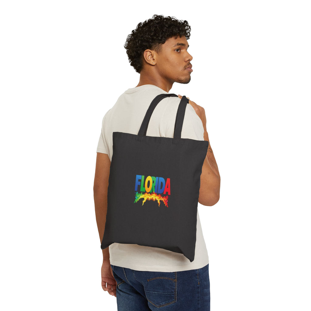 Florida Rainbow Flame Tote