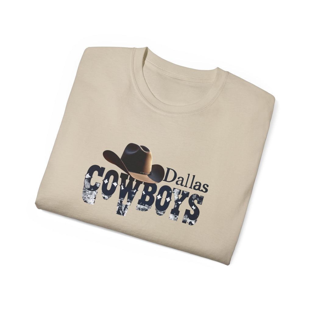 Dallas Cowboys Unisex Ultra Cotton Tee - Perfect for Game Day, Sports Fans, Casual Wear, Gifts, NFL Merchandise