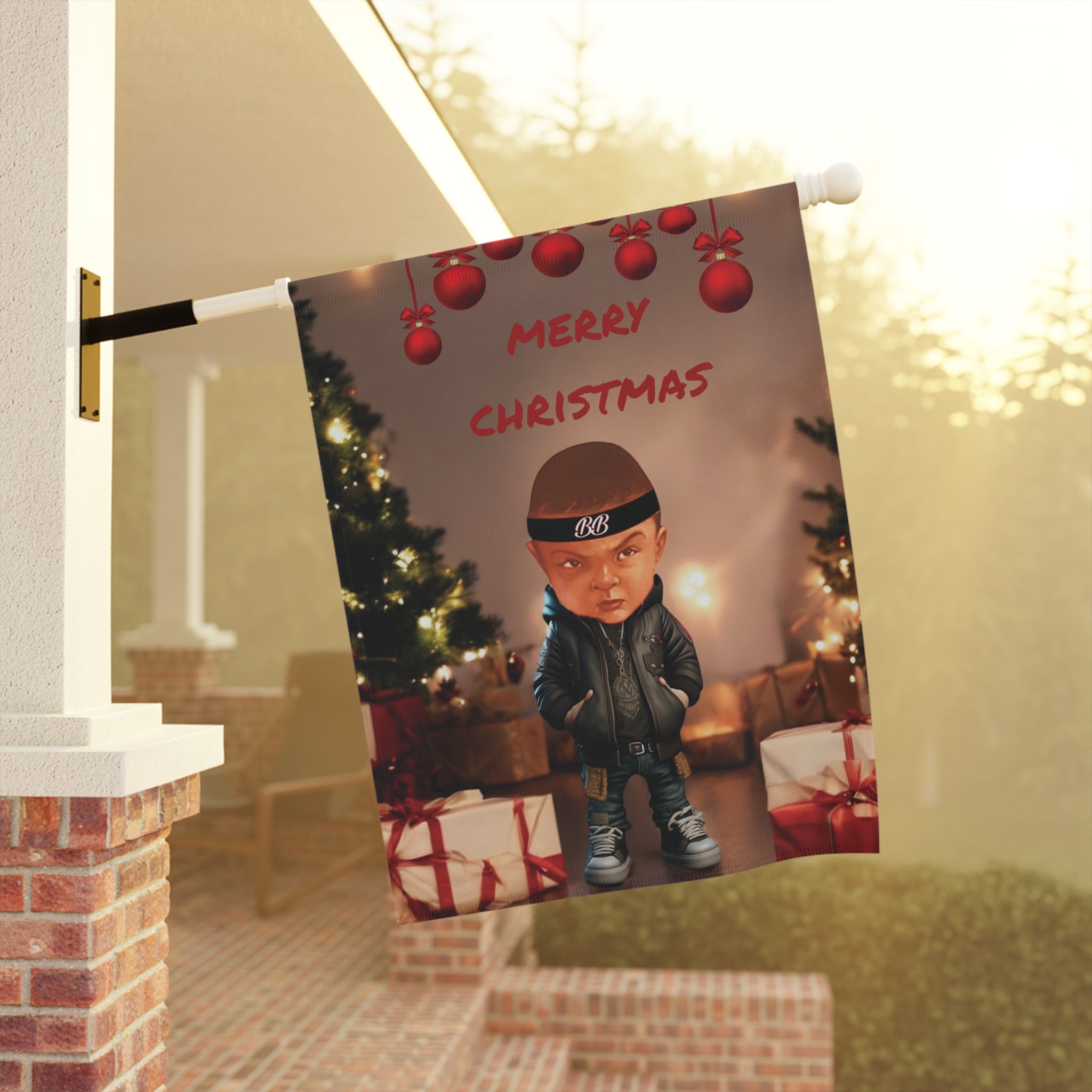 Garden Banner - Christmas Baby Welcome Sign