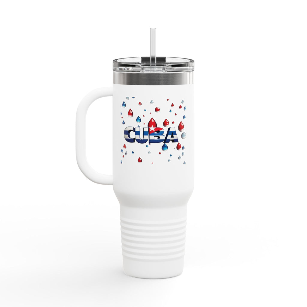 Taza de viaje con temática cubana 40 oz