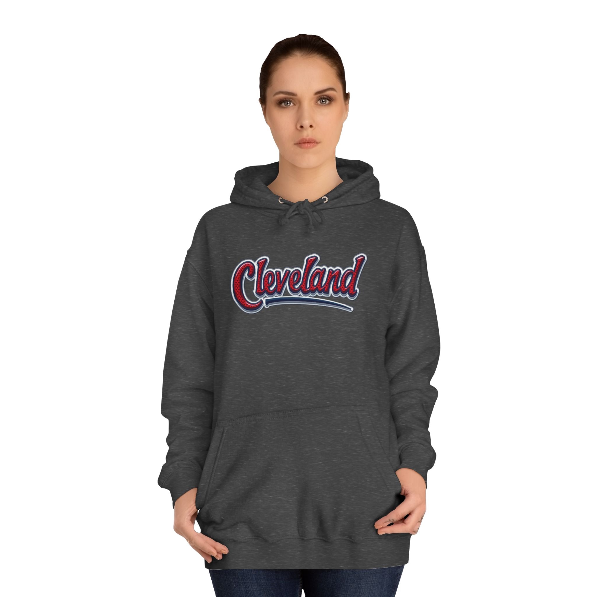 Cleveland Unisex College Hoodie - Cozy Casual Wear, College Spirit Wear, Team Apparel, Gift for Students, Perfect for Game Days