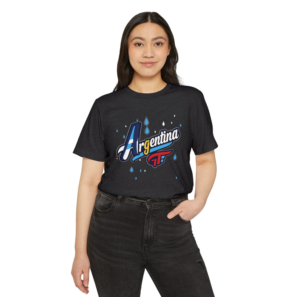 Camiseta gráfica Argentina - Moda unisex ecológica