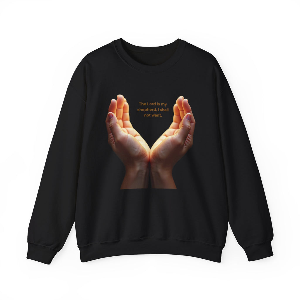 Heartfelt Hands Crewneck Sweatshirt, Inspirational Sweatshirt, Gift for Friends, Cozy Layer, Intention Sweatshirt, Relaxed Fit