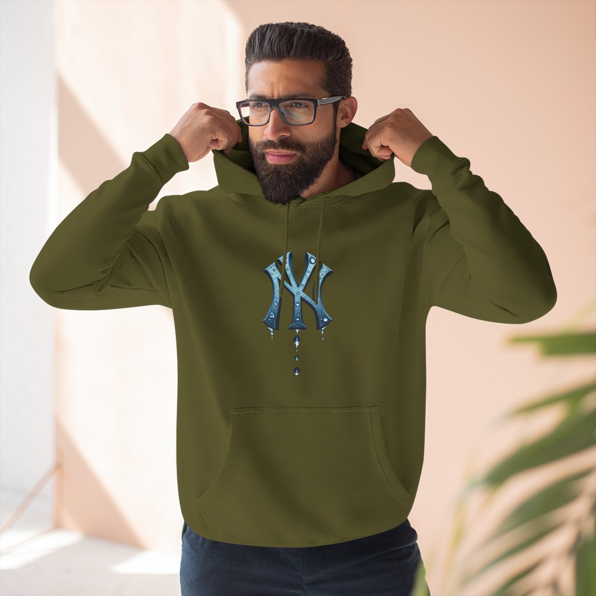 Chic Three-Panel Fleece Hoodie for Cozy Days &amp; Stylish Vibes, Unisex Sweatshirt, Warm Layering Piece, Perfect Gift for Friends, Fall Fashion