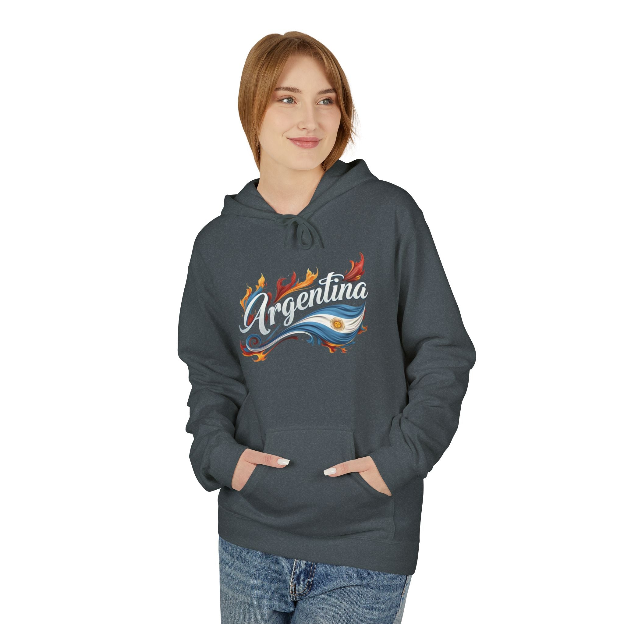 Argentina Flames Fleece Hoodie