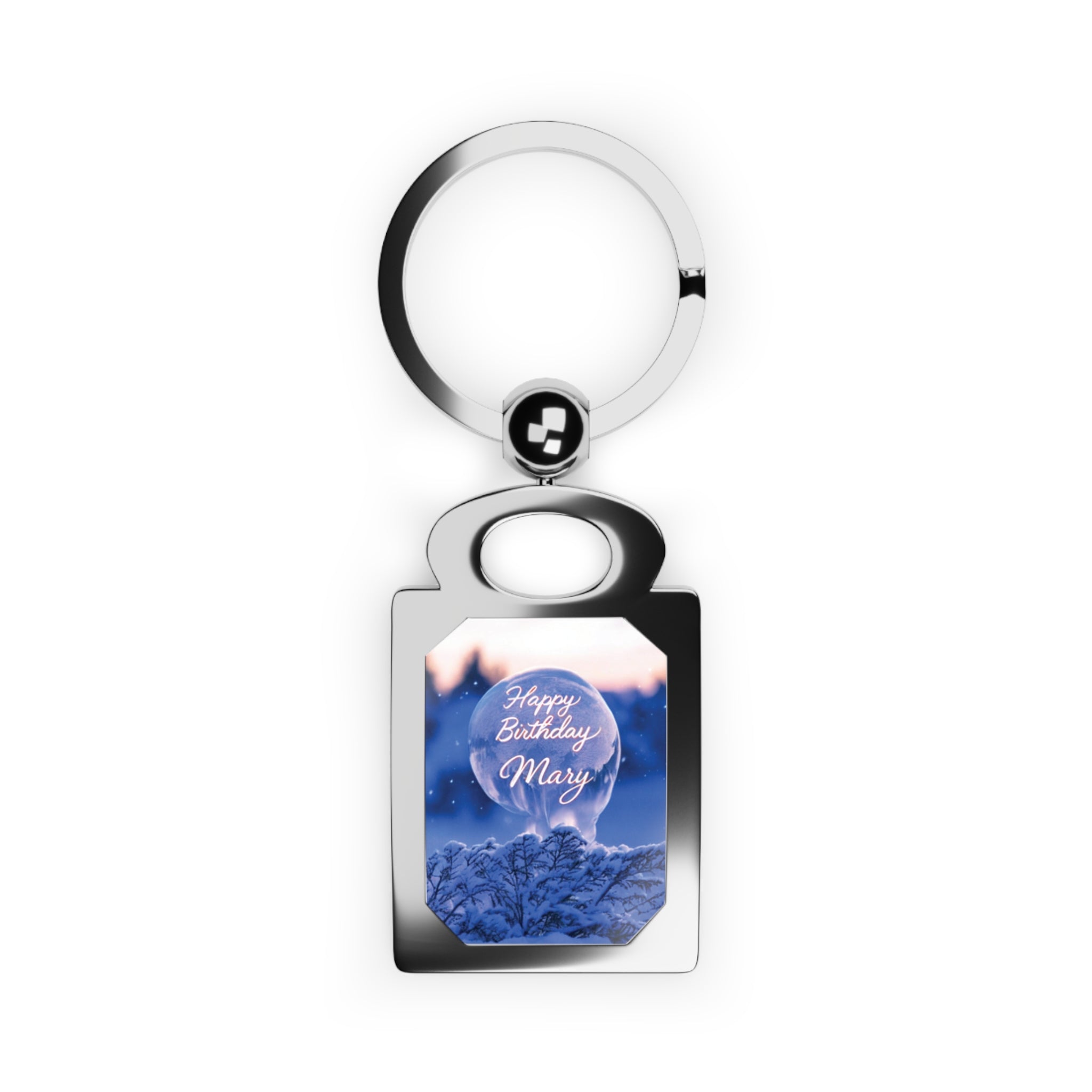 Personalized Photo Keychain with the name 'Mary' - Personalized Gift, Keepsake Keychain, Birthday Souvenir, 