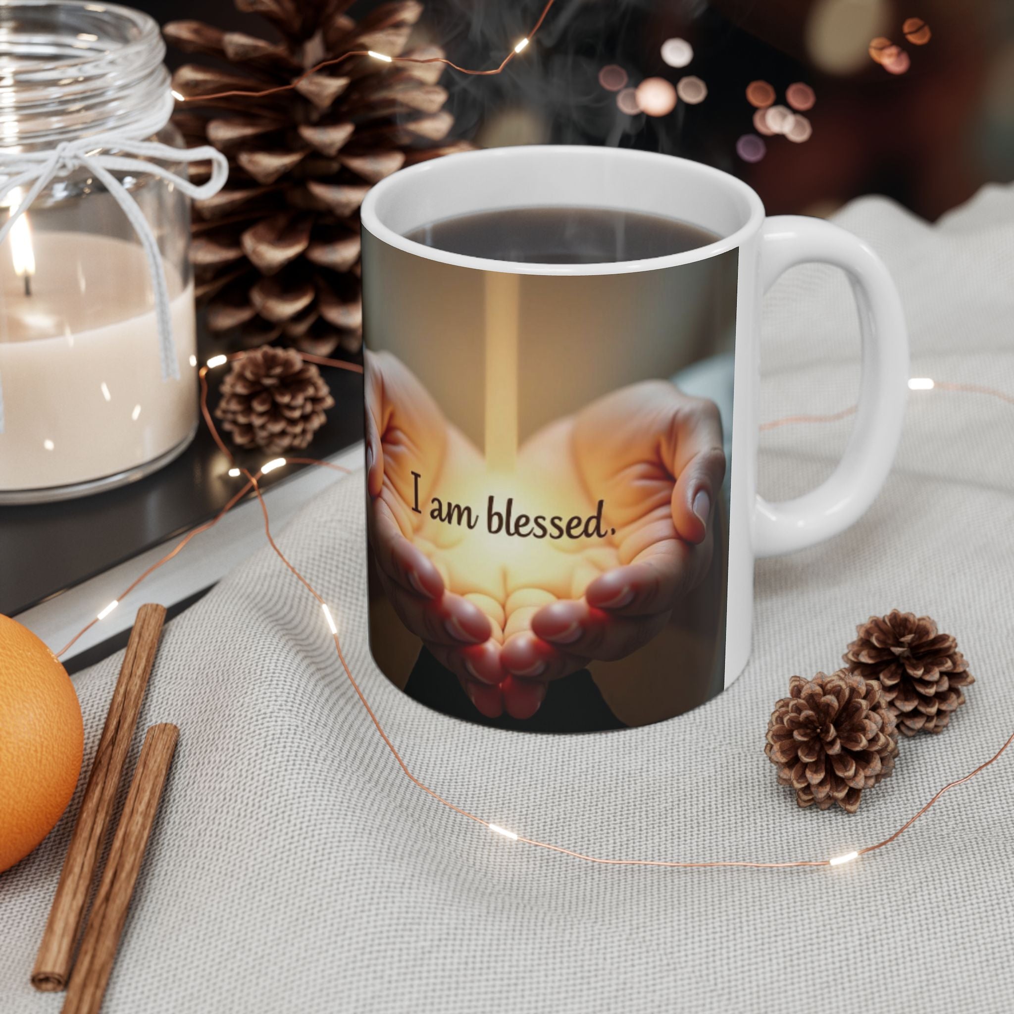 Inspirational Mug - 'I Am Blessed' - Mindfulness and Gratitude Gift