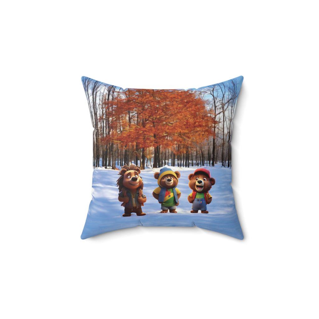Spun Polyester Square Pillow