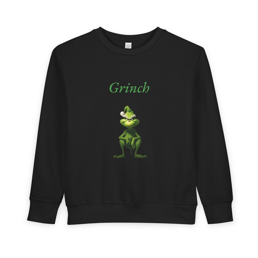 Grinch Toddler Sweatshirt - Fun Holiday Apparel for Kids