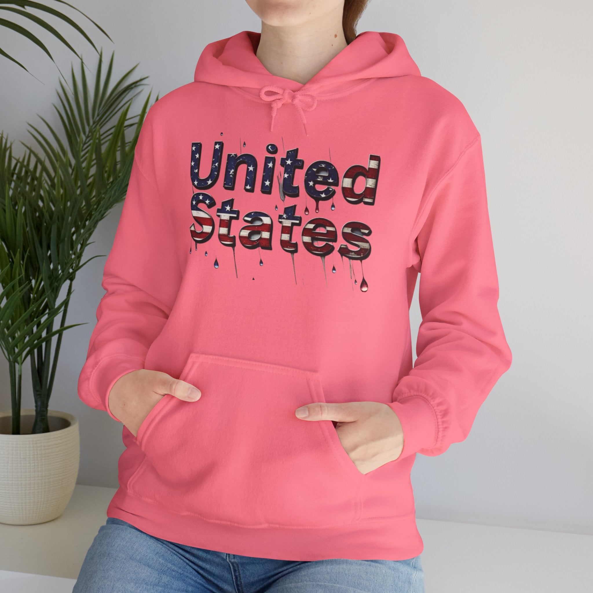 Patriotic Unisex Hooded Sweatshirt - United States Design