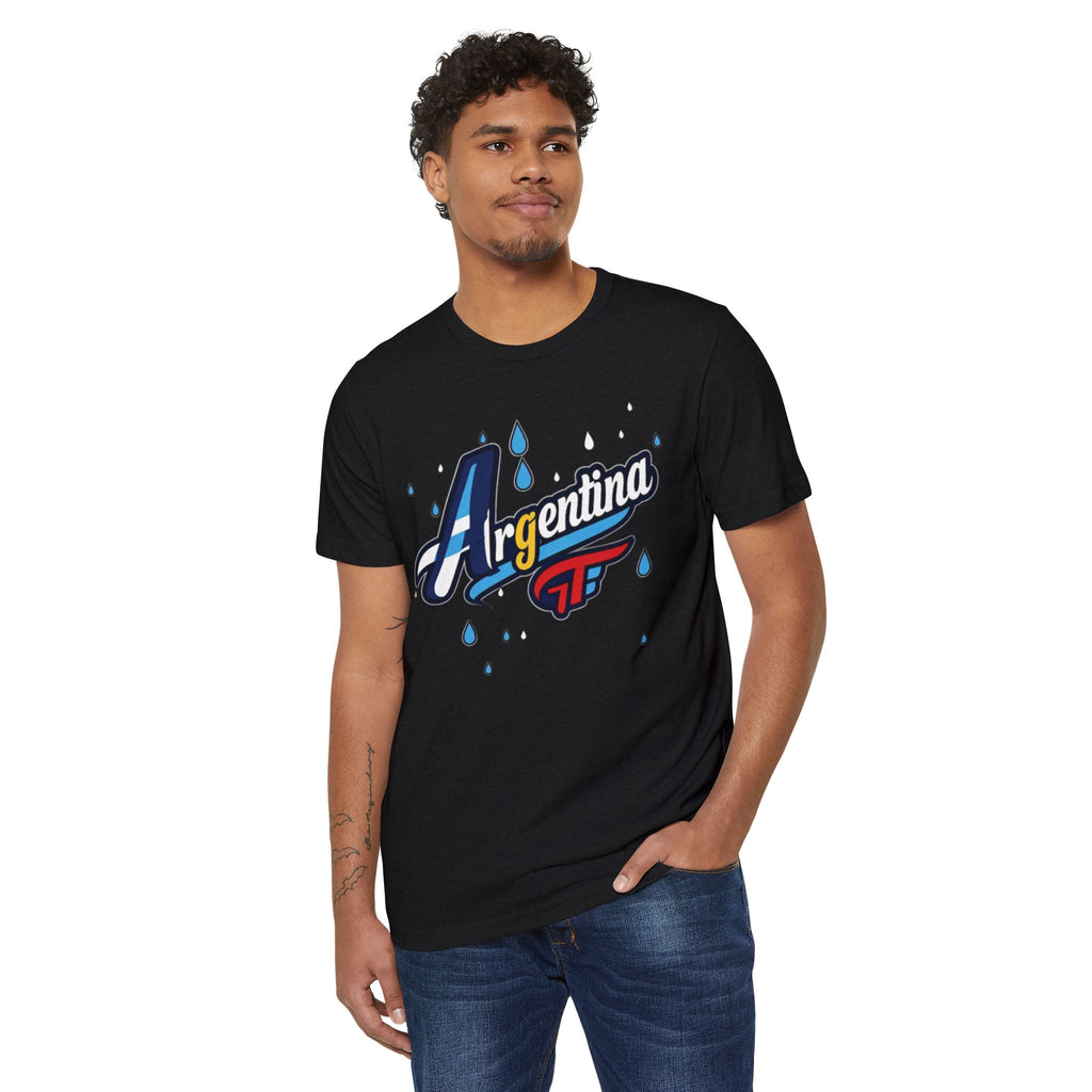 Camiseta gráfica Argentina - Moda unisex ecológica