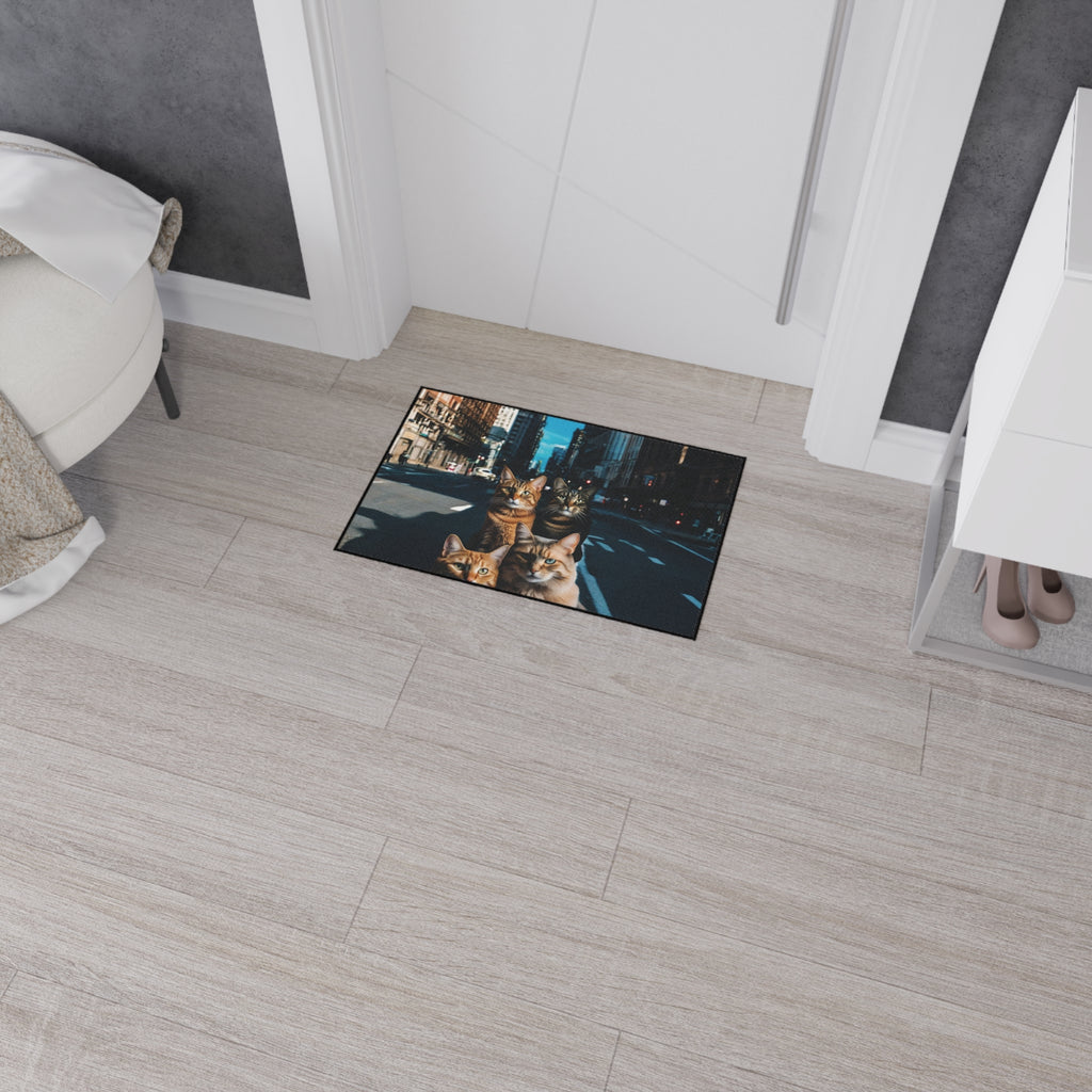 Floor Mat - Beautiful Durable Cat Design - Ideal for Gift Giving 