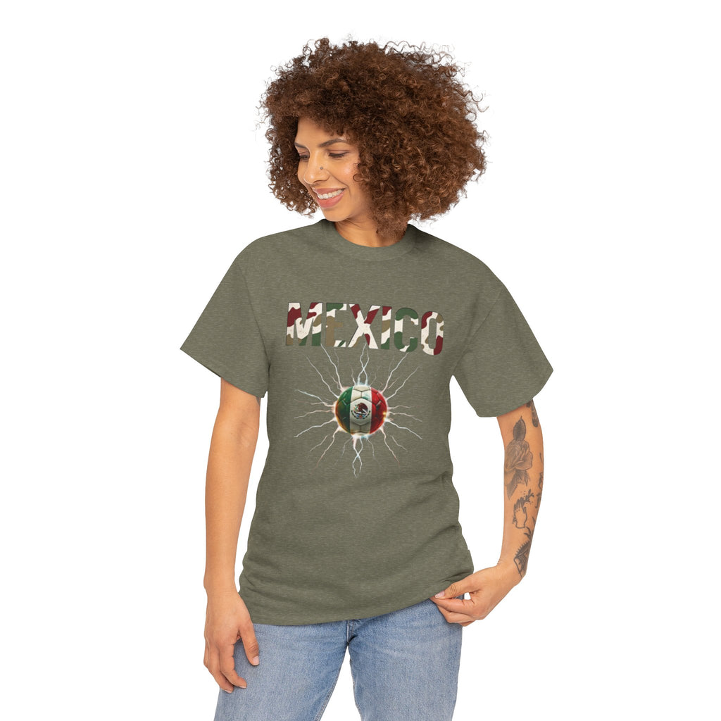 Camiseta unisex de algodón grueso Orgullo de México - Celebra la herencia