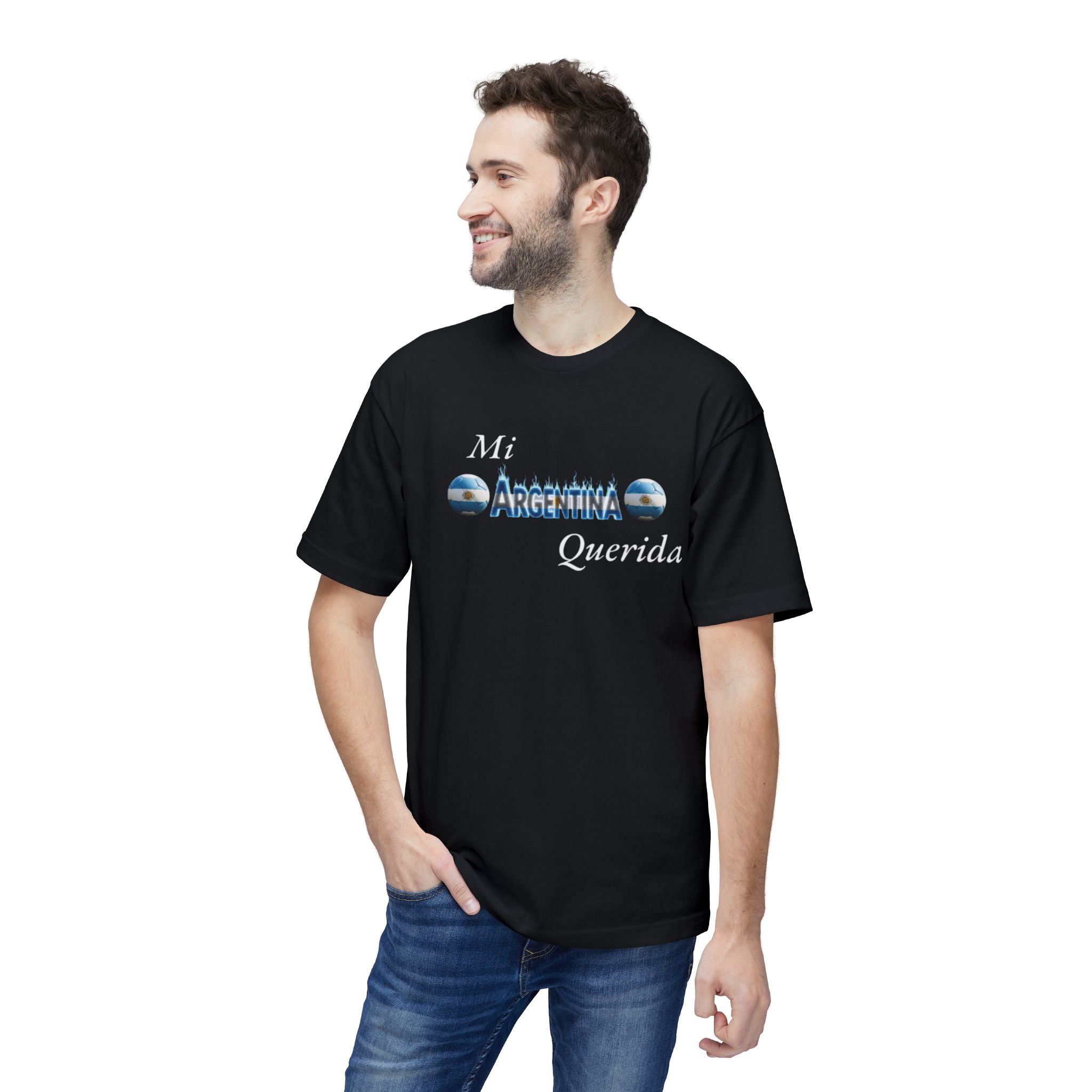 Camiseta unisex argentina, fabricada en EE. UU. - Diseño personalizado de alta calidad