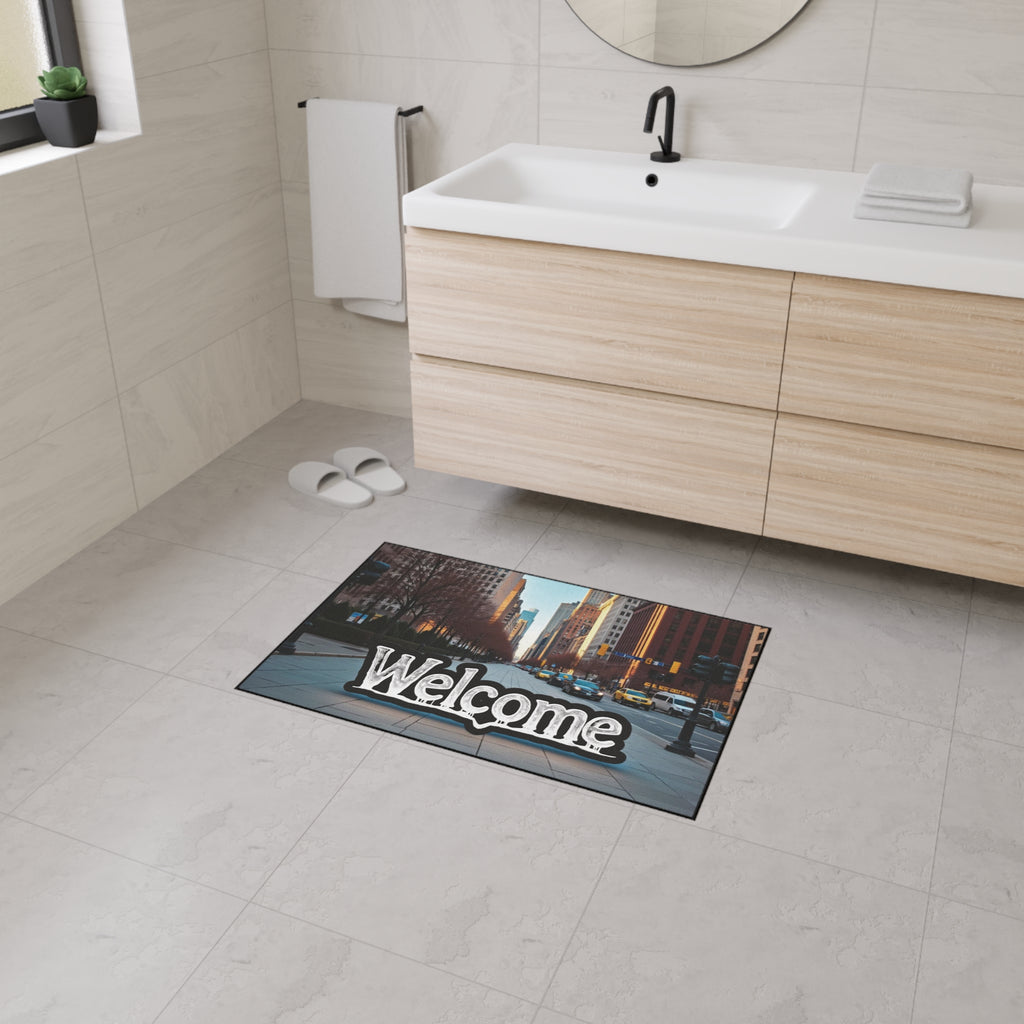 Charming Welcome Floor Mat for Home Entryway, Heavy Duty Exterior Doormat, Perfect for Housewarming Gifts, Seasonal Decor, [...]