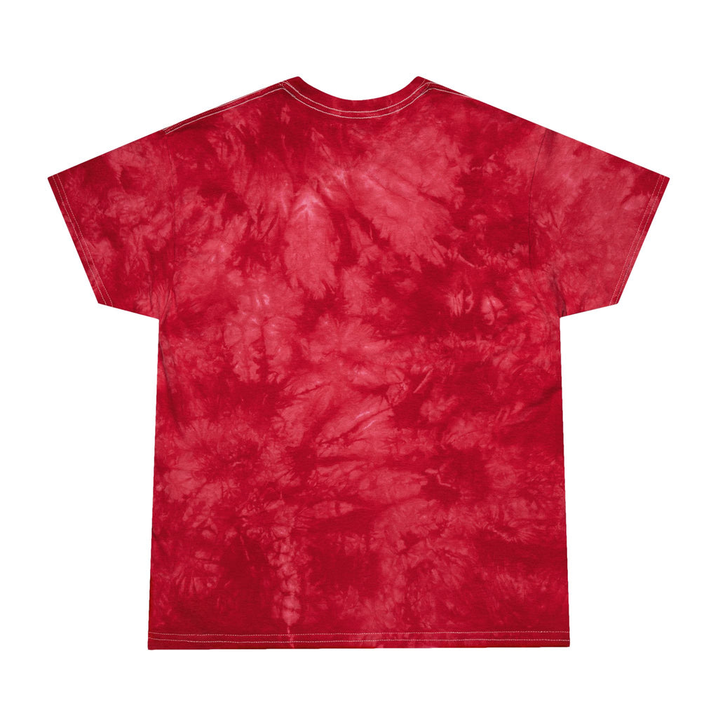 Camiseta con estampado tie-dye de llamas de República Dominicana: camiseta unisex informal y vibrante