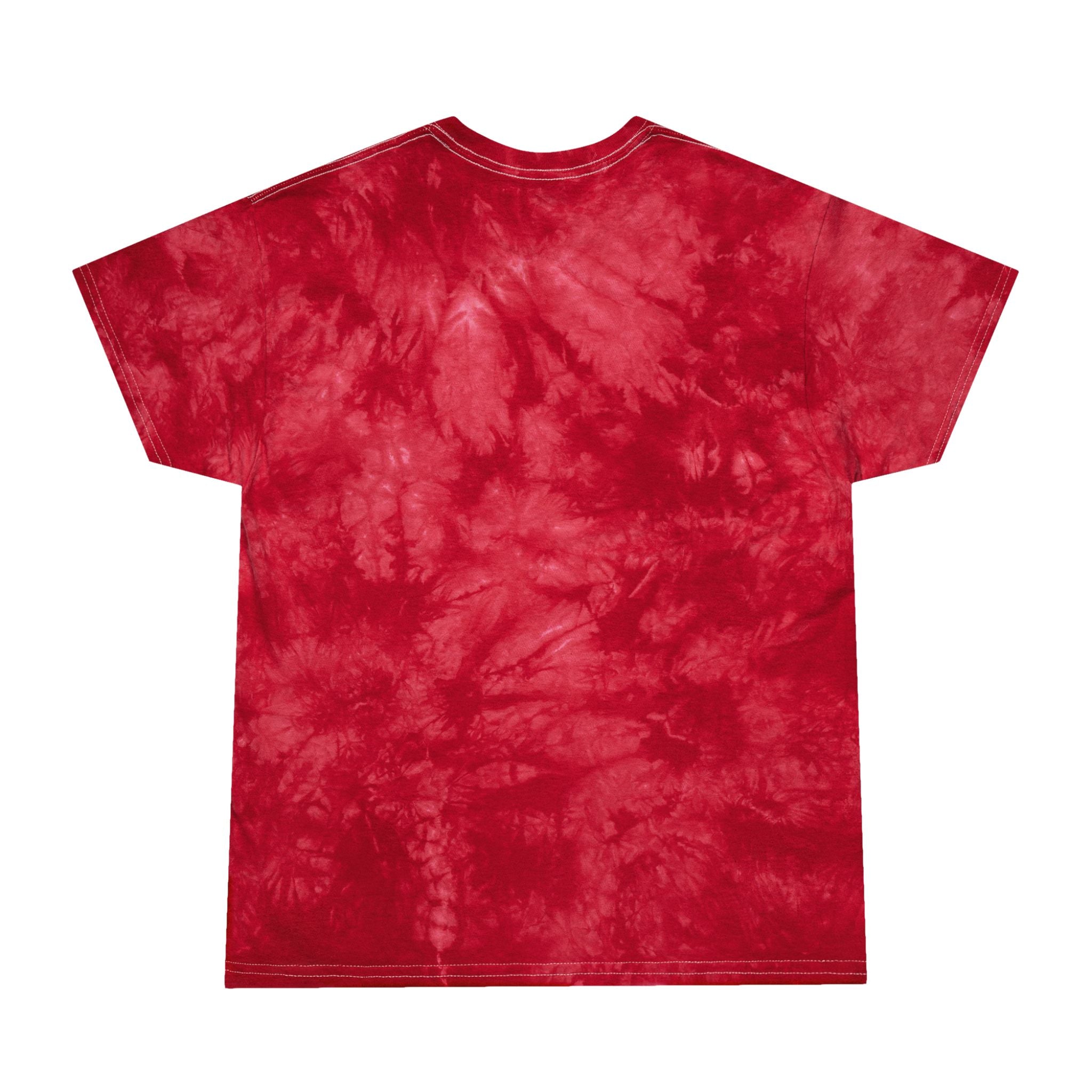 Camiseta con estampado tie-dye de llamas de República Dominicana: camiseta unisex informal y vibrante