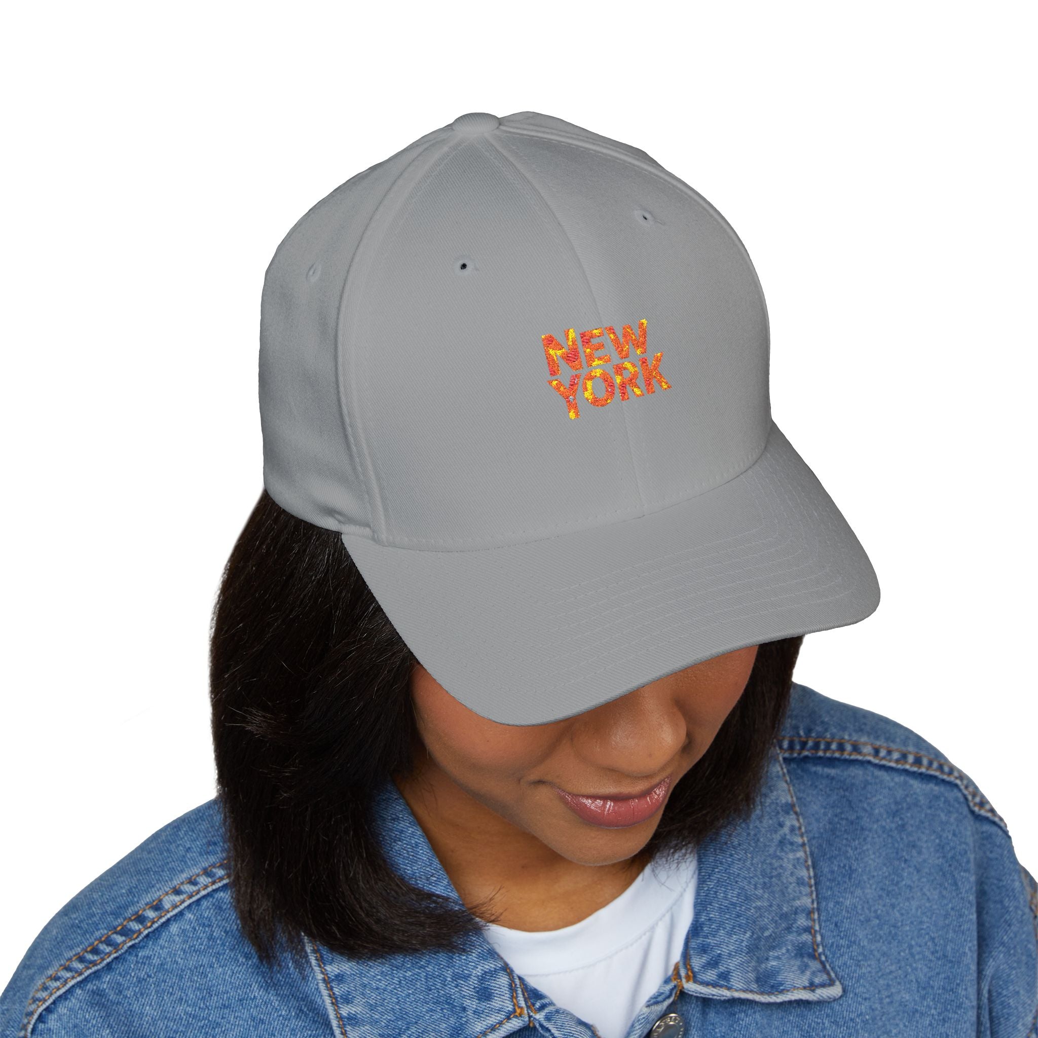 New York Embroidered Floral Cap — Women's NYC Travel Hat