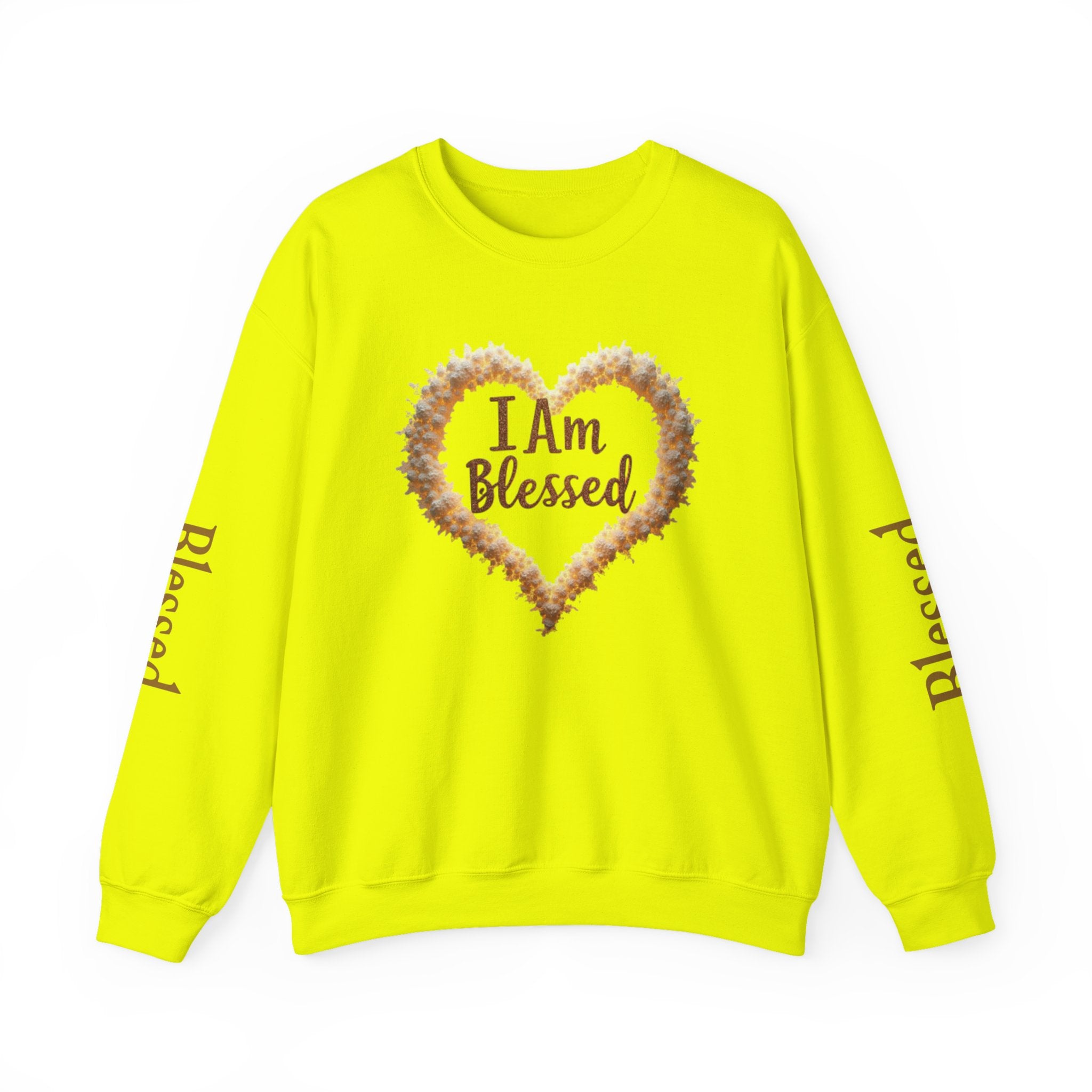 Unisex Heavy Blend™ Crewneck Sweatshirt with 'I Am Blessed' Design, Cozy Gift for Thanksgiving, Affirmation Apparel, Inspirational [...]
