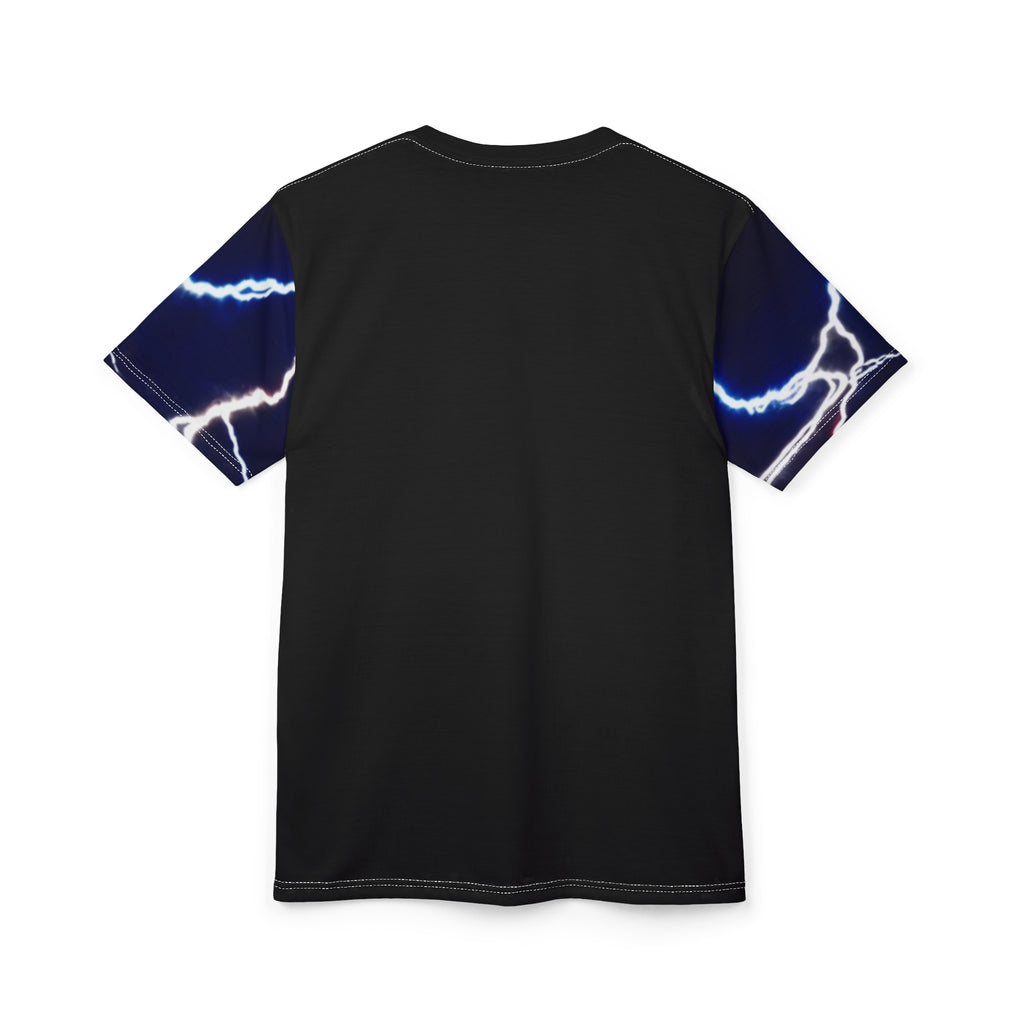 Patriotic Lightning Unisex Tee - USA Graphic Shirt for Independence Day & Celebrations