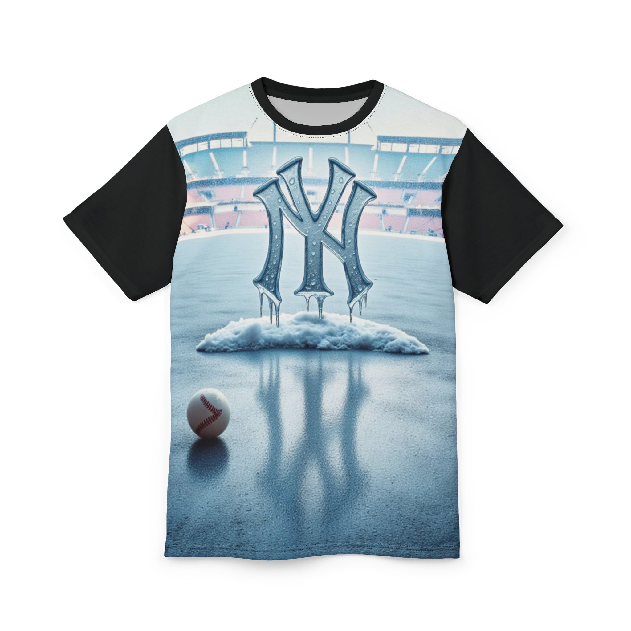 Cool Ice New York Unisex Cut & Sew Tee, Baseball Fan Shirt, Winter Apparel, Sports Gift, Unique Fashion Statement