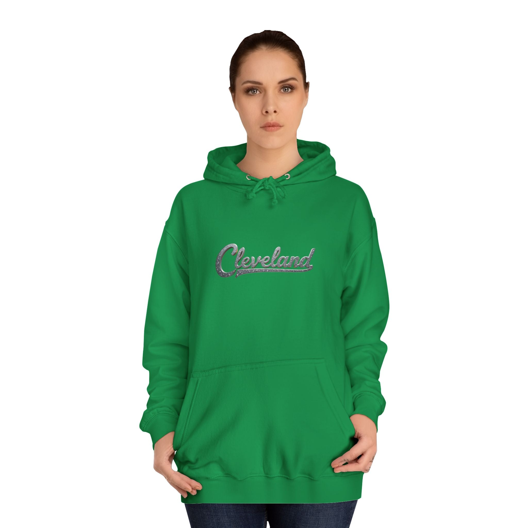 Cleveland Unisex College Hoodie | Cozy Campus Sweatshirt, Gift for Students, College Apparel, Casual Wear, School Spirit 