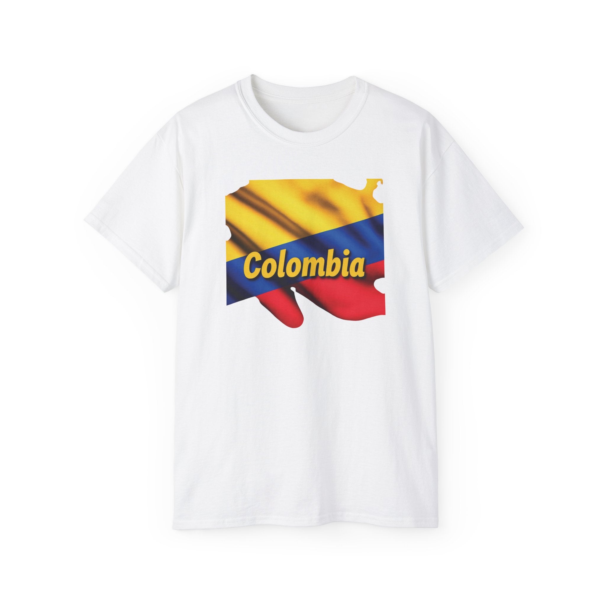 Camiseta unisex con los colores de la bandera de Colombia