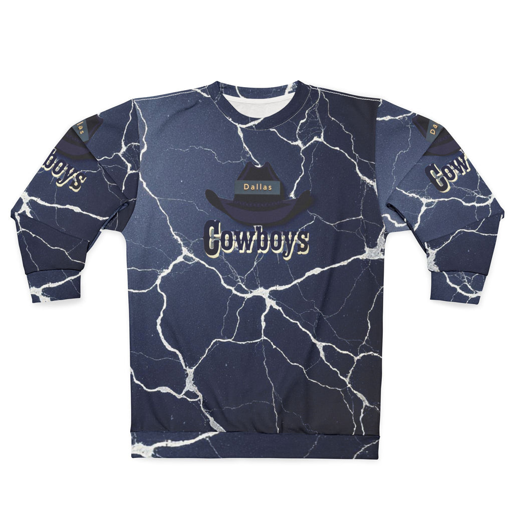 Cowboys Lightning Unisex Sweatshirt – Cozy Fan Gear, Sports Apparel, Gift , Team Spirit Wear
