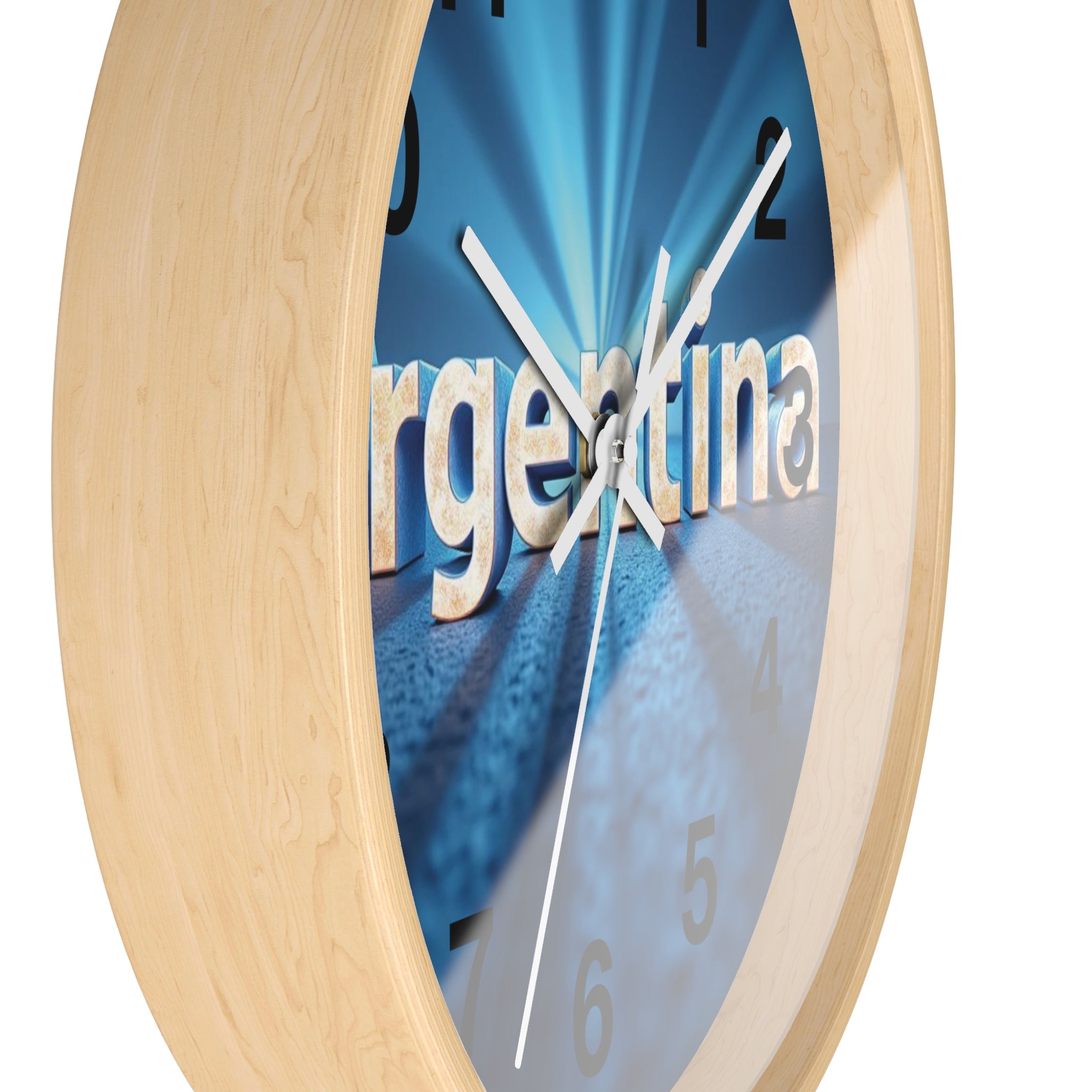 ¡Cada segundo cuenta! Un toque conmovedor y práctico para cualquier habitación con este reloj de pared único y de alta calidad, diseño Argentino.