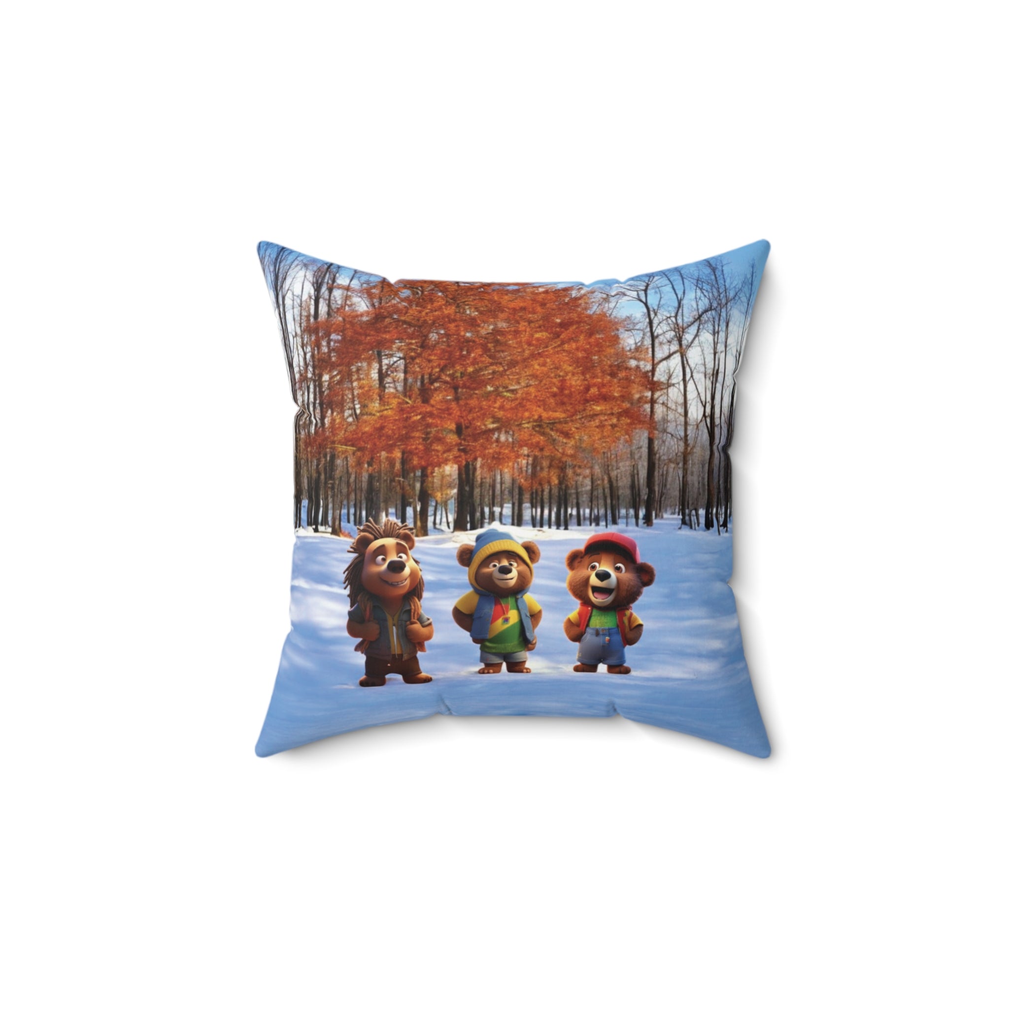 Spun Polyester Square Pillow