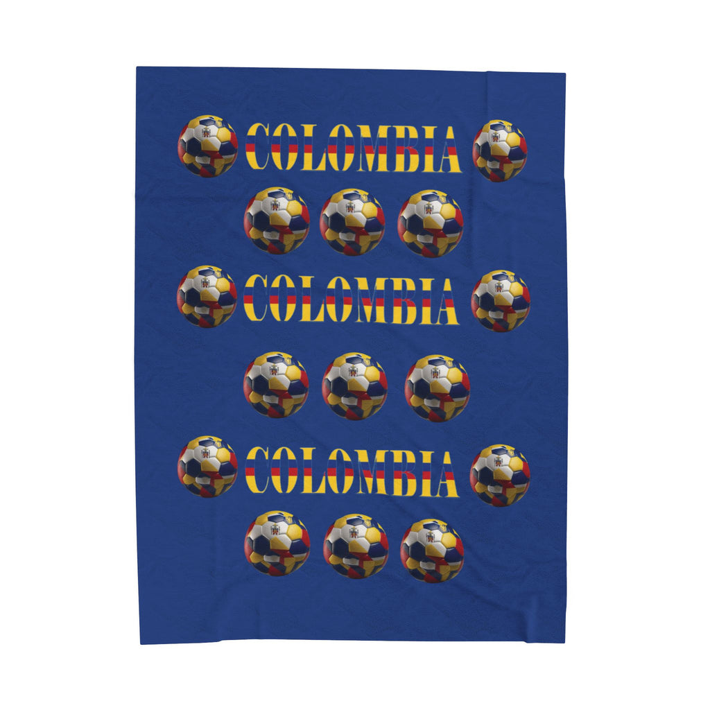 Manta de terciopelo de felpa - Diseño colombiano