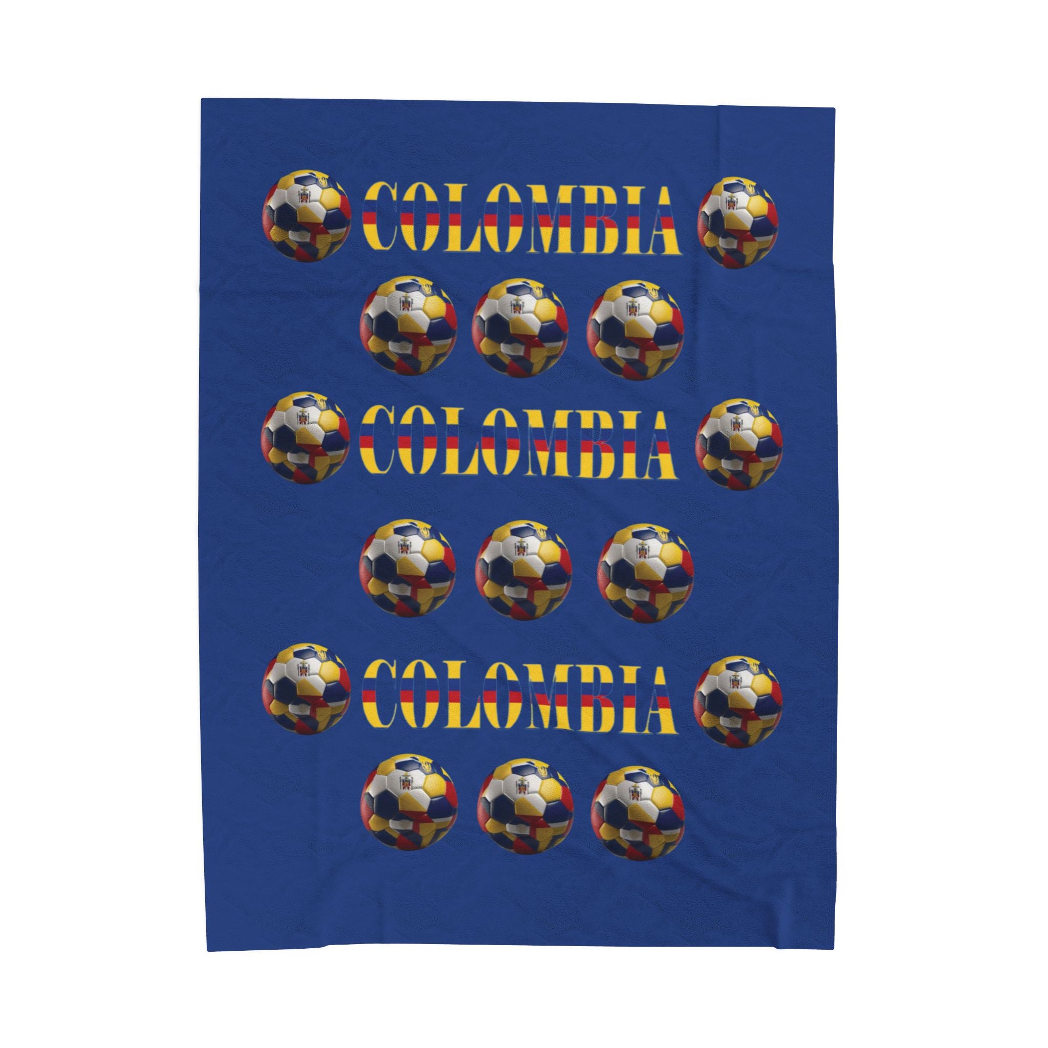 Manta de terciopelo de felpa - Diseño colombiano