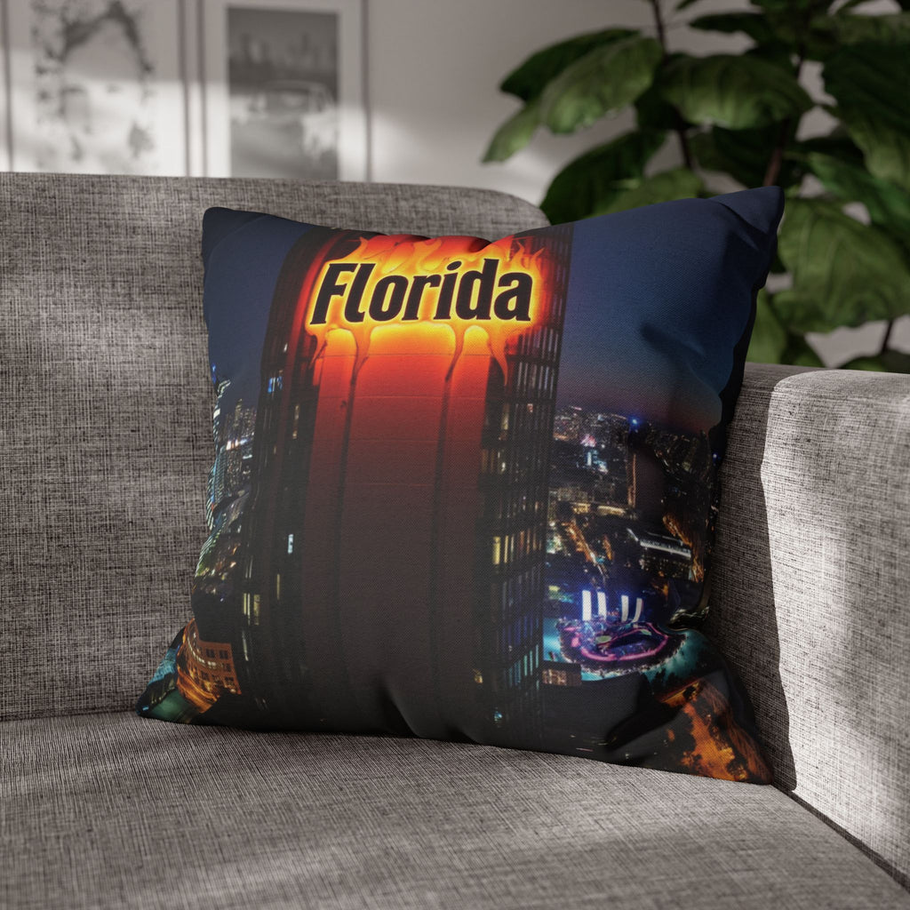 "Florida Night" Decorative Cushion - Urban Style and Sunset