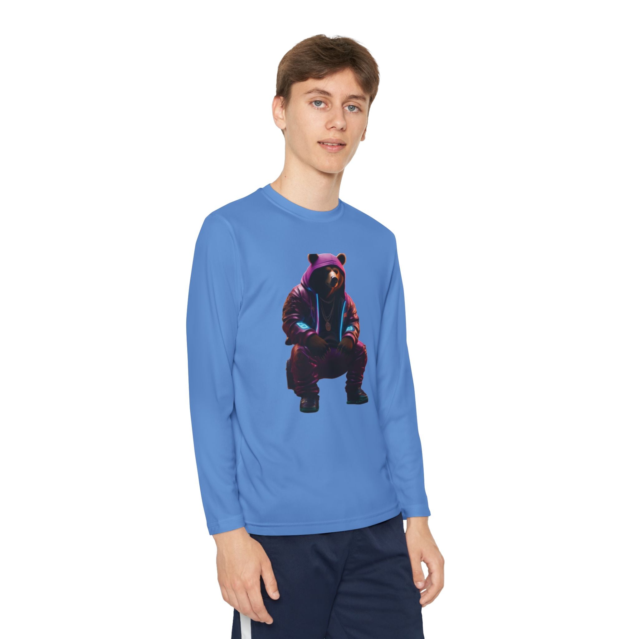 Youth T-Shirt Cute Bear Design for Girls