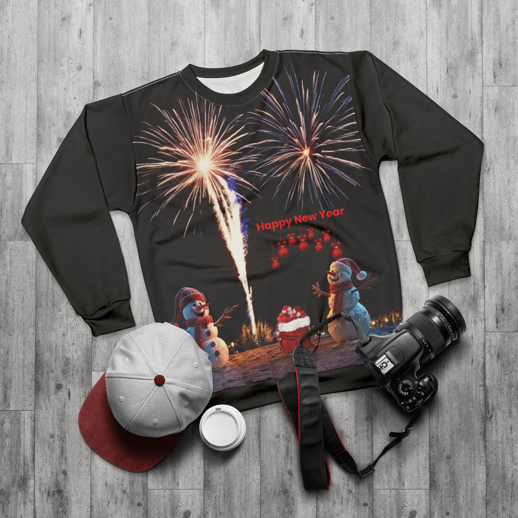 New Year Snowman Unisex Sweatshirt