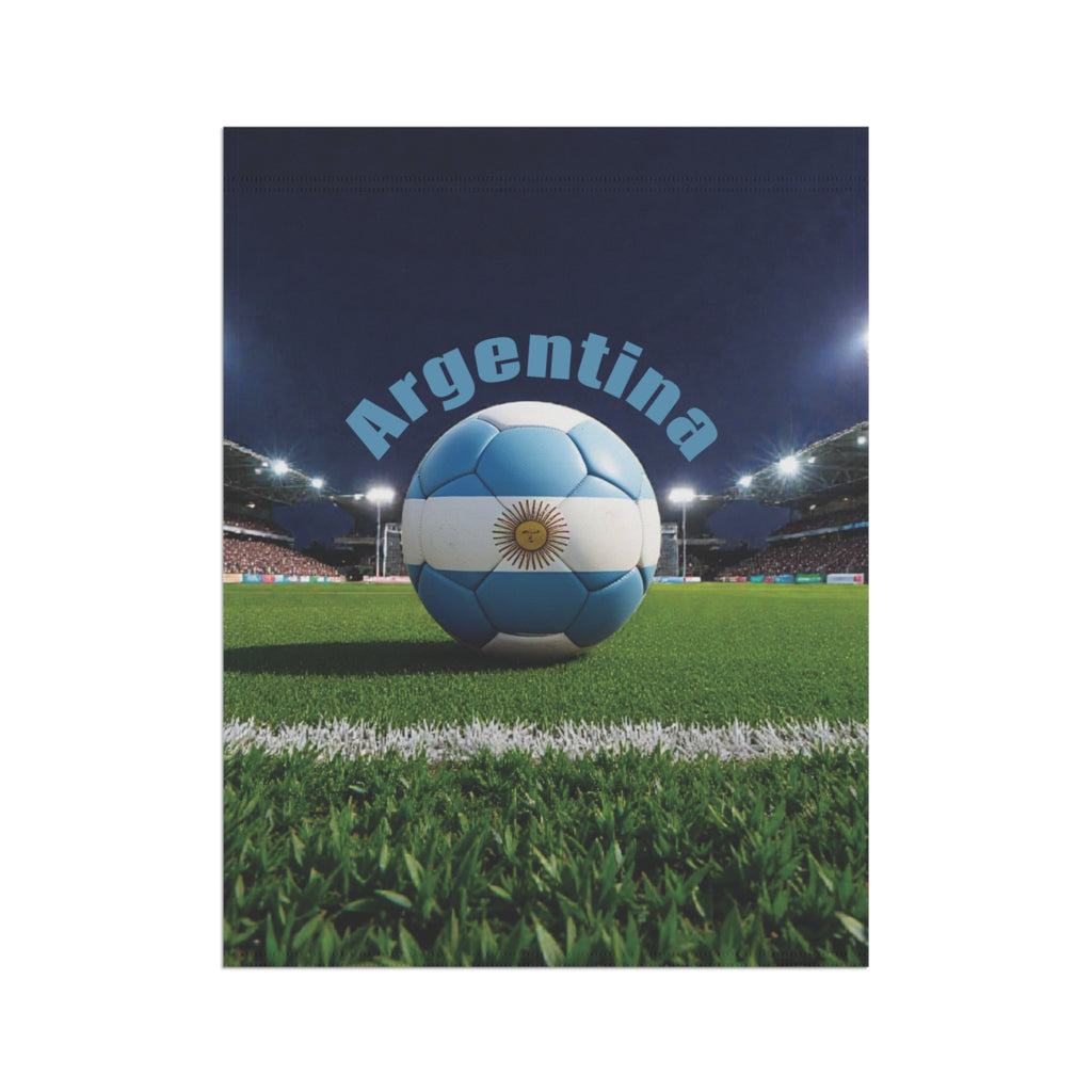Argentina Soccer Garden Flag – Football Stadium Lawn Banner
