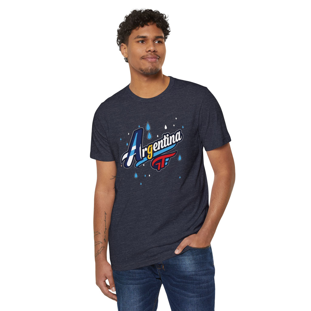 Camiseta gráfica Argentina - Moda unisex ecológica