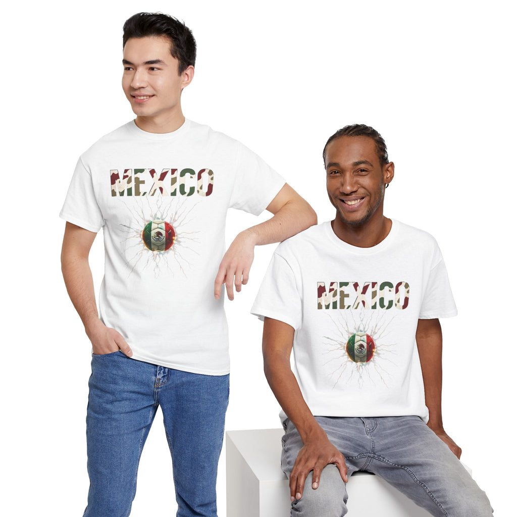 Camiseta unisex de algodón grueso Orgullo de México - Celebra la herencia