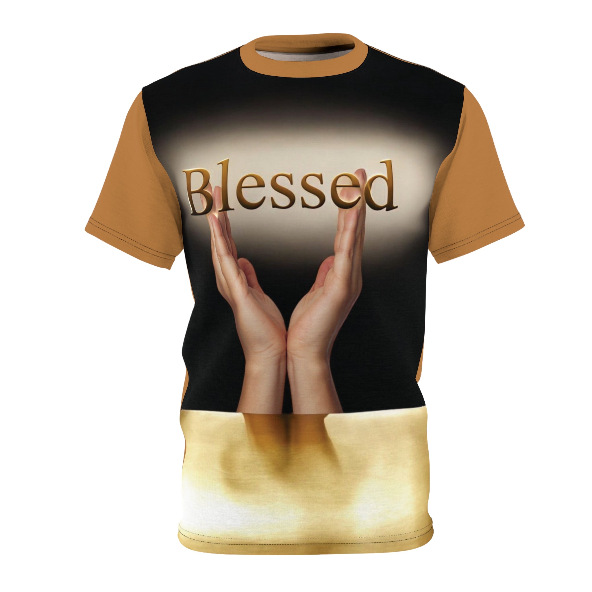 Blessed Unisex Cut & Sew Tee, Inspirational Apparel, Spiritual Gift, Faith-Based Fashion, Unique T-Shirt, Everyday Wear