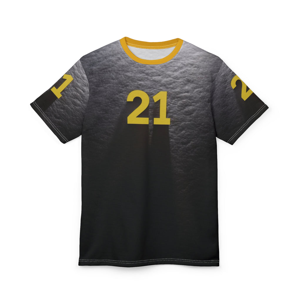 Camiseta unisex personalizada 21 con corte y costura: camiseta deportiva con gráficos para atletas y aficionados