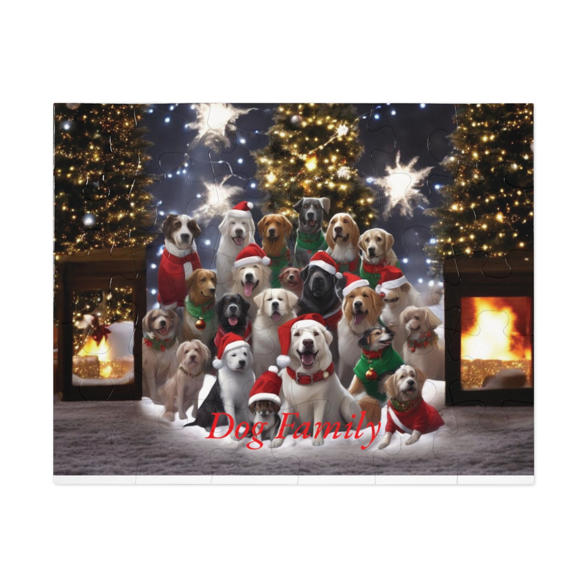 Dog Christmas Puzzle