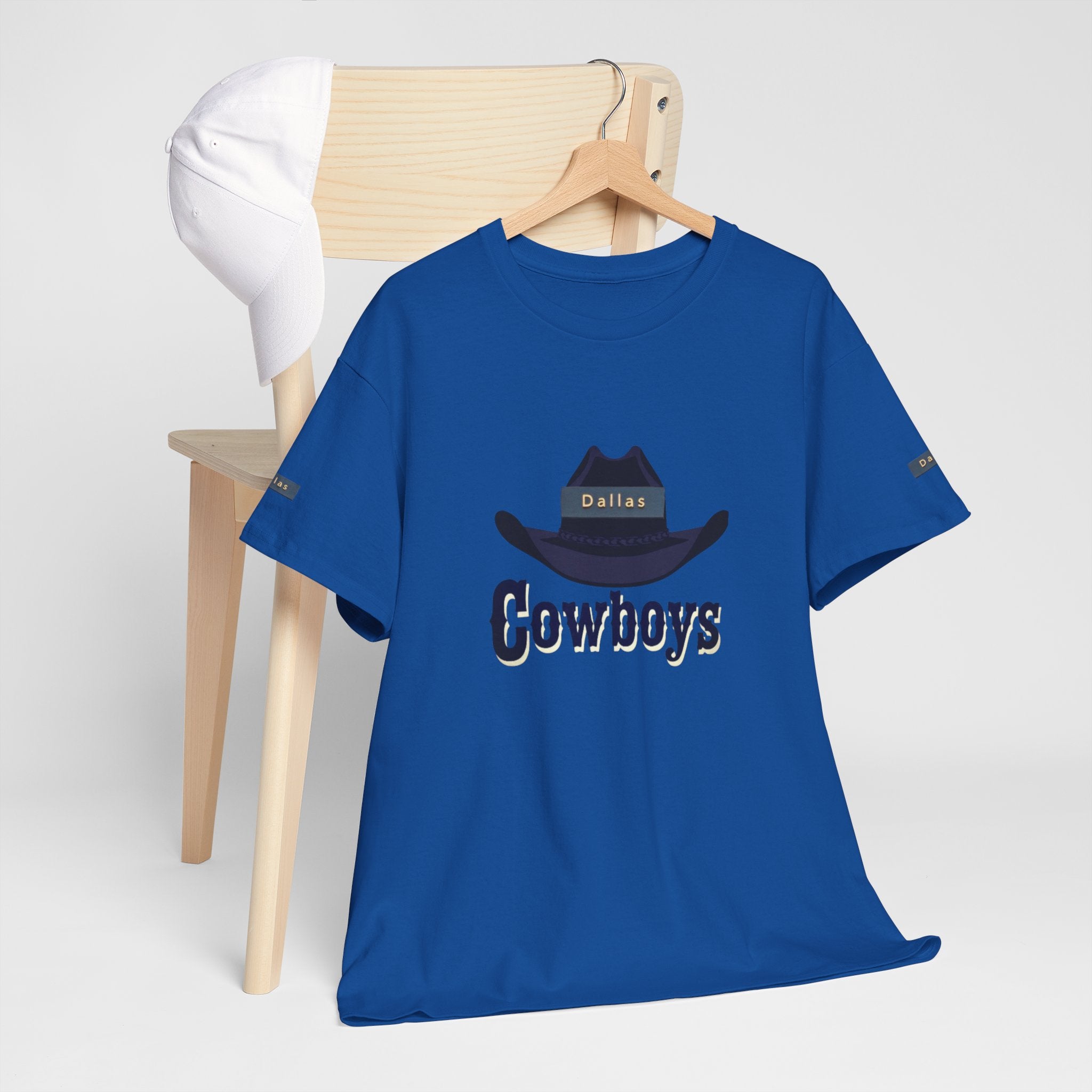 Cowboys Unisex Heavy Cotton Tee, Casual Shirt, Western Apparel, Gift for Cowboys, Cowboy Theme, Everyday Wear, Outdoor Style 