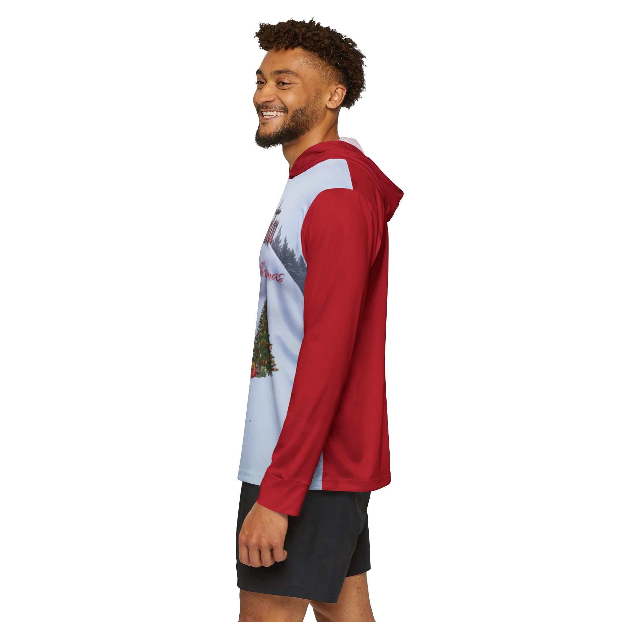 Boston Merry Christmas Hoodie - Men's Holiday Sports Warmup