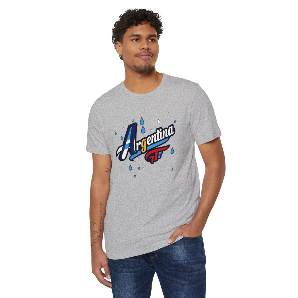 Camiseta gráfica Argentina - Moda unisex ecológica