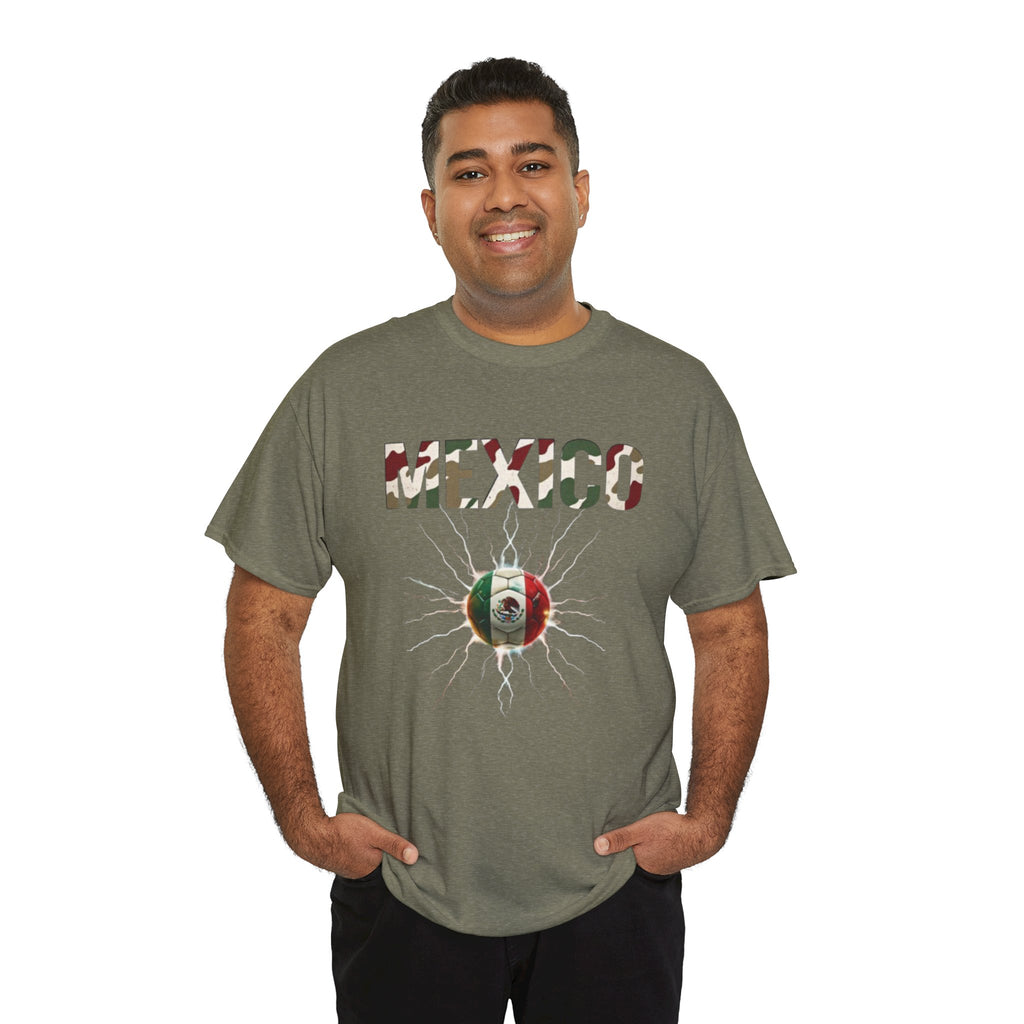 Camiseta unisex de algodón grueso Orgullo de México - Celebra la herencia