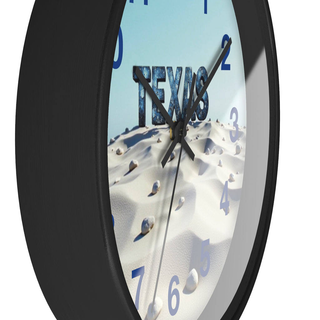 Texas Desert-Themed Wall Clock, Unique Home Décor, Gift for Texas Lovers, Beach Vibe Clock, Country Home Accent