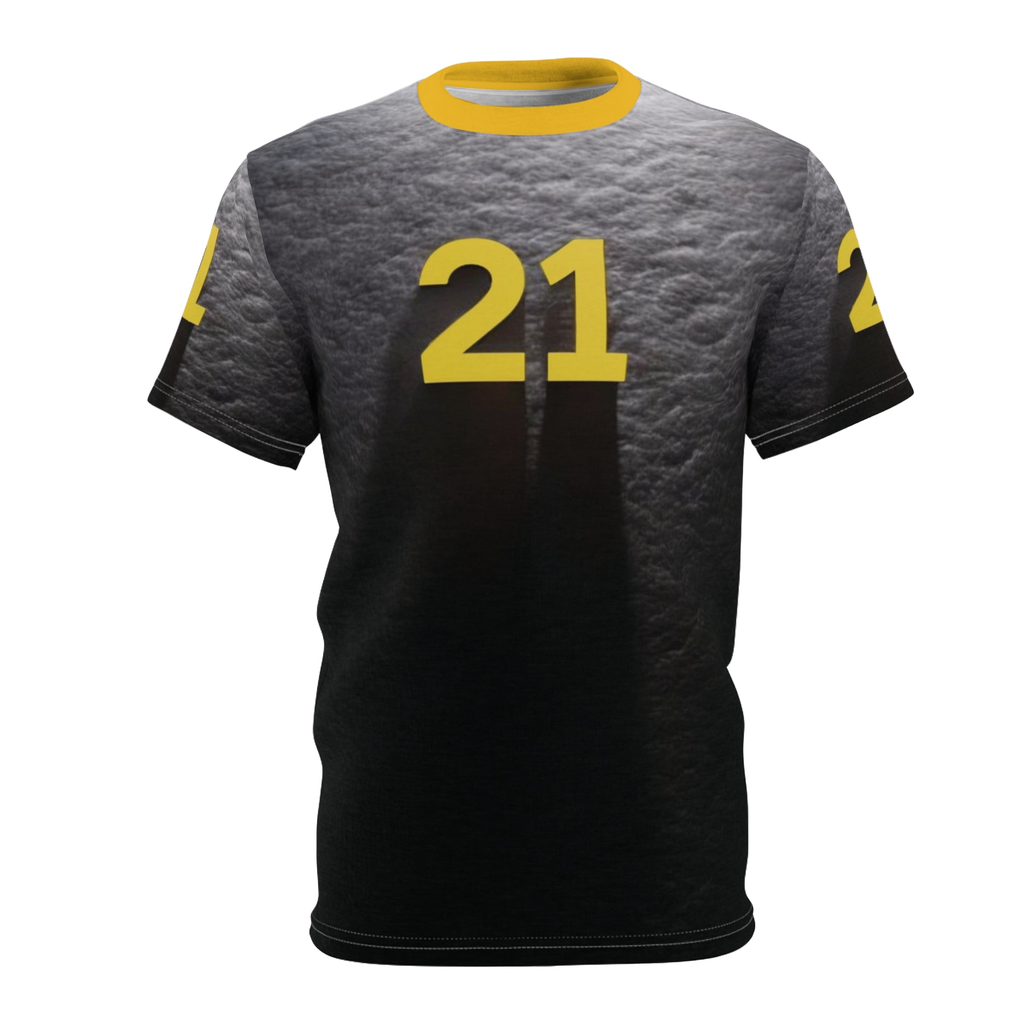 Camiseta unisex personalizada 21 con corte y costura: camiseta deportiva con gráficos para atletas y aficionados